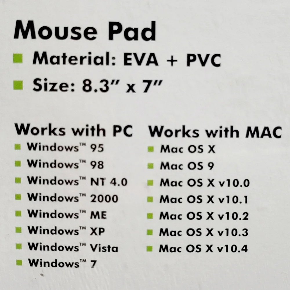 Fine Life Products 2-in-1 Mouse Kit Peacock Optical Mouse & Matching Mouse Pad N